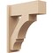 Ekena Millwork 7 1/2-in W x 20-in D x 24-in H Balboa Block Rough Cedar Woodgrain TimberThane Outlooker, Primed Tan OUTUR075X20X24BOA44RCPR - alternate 1